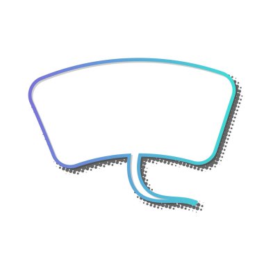 Boş Çizgi Roman Konuşması Baloncuk Çizimi