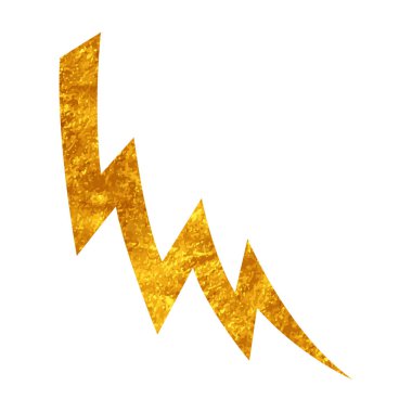 Yapıştırma biçiminde el çizimi gök gürültüsü karalaması