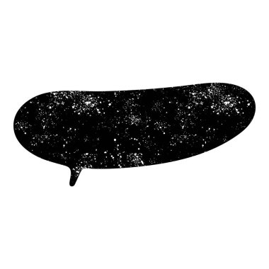 grunge rustic chat kabarcık vektör çizimi