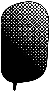 siyah yarım ton gradyan sohbet balonu