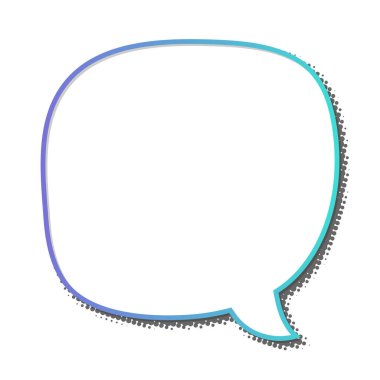 Boş Çizgi Roman Konuşması Baloncuk Çizimi