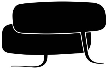 Siyah el çizimi sohbet baloncuğu el çizimi vektör çizimi