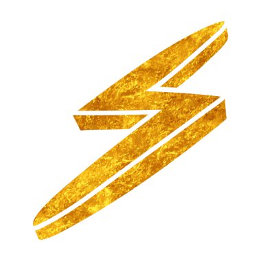 Yapıştırma biçiminde el çizimi gök gürültüsü karalaması