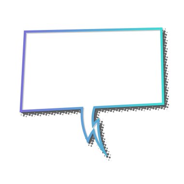 Boş komik konuşma balonu