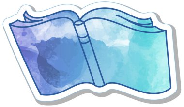 El çizimi suluboya kitap karalaması