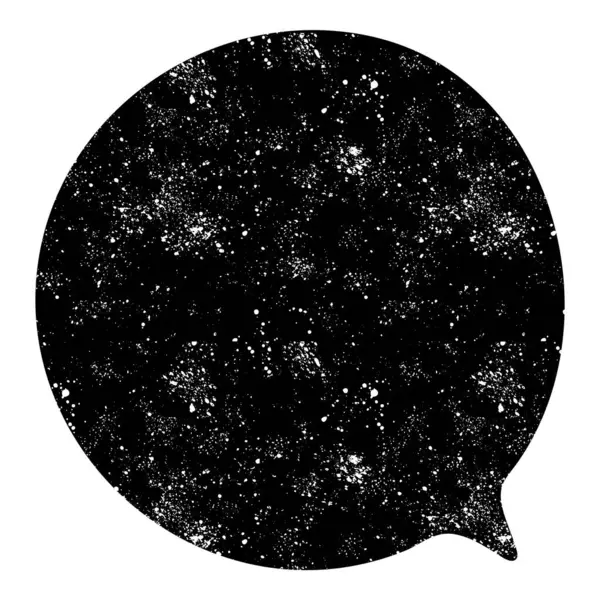 grunge rustic chat kabarcık vektör çizimi