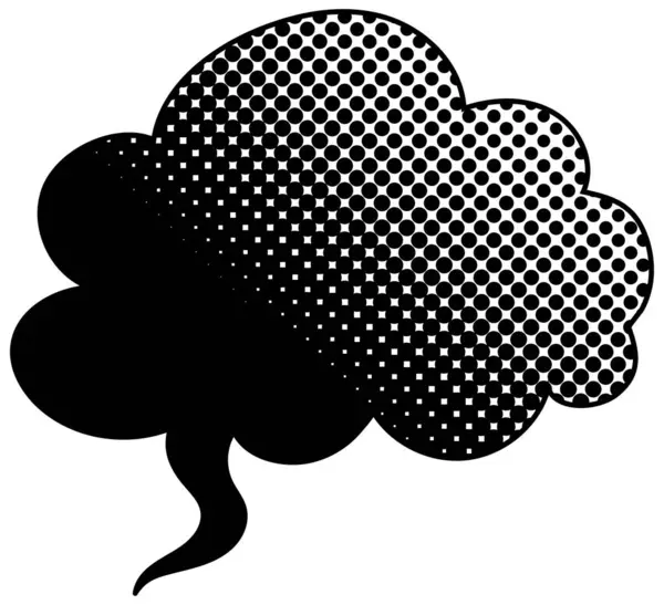 siyah yarım ton gradyan sohbet balonu