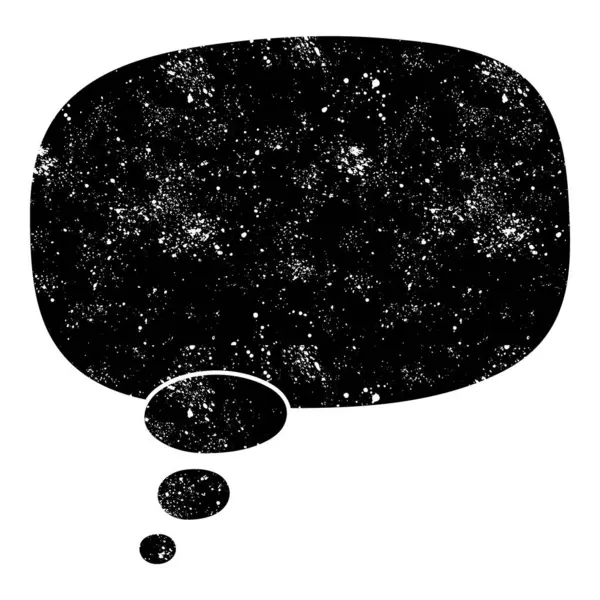 grunge rustic chat kabarcık vektör çizimi