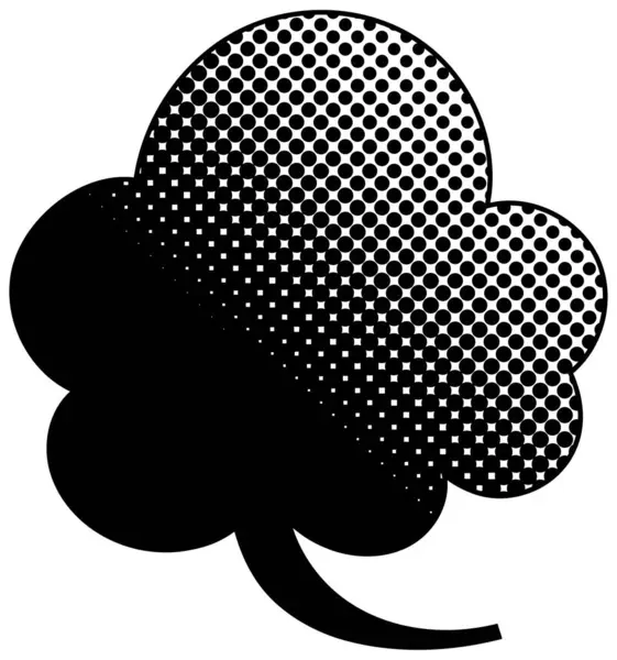 siyah yarım ton gradyan sohbet balonu