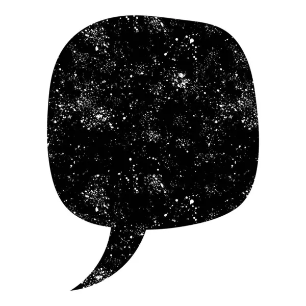 grunge rustic chat kabarcık vektör çizimi