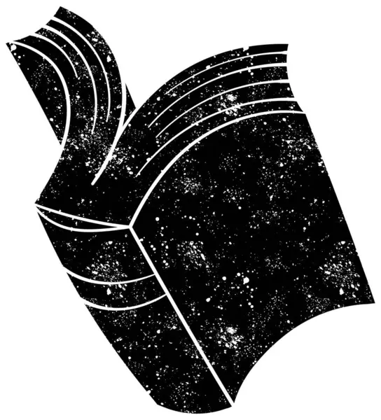 Kırsal grunge siyah beyaz kitap karalaması