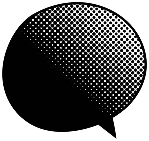 siyah yarım ton gradyan sohbet balonu