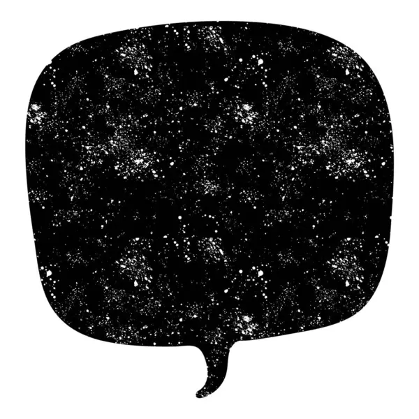 grunge rustic chat kabarcık vektör çizimi