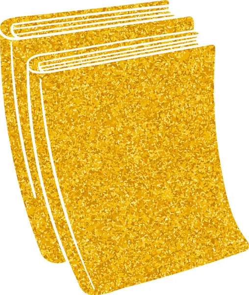 Altın renkli el çizimi kitap karalaması