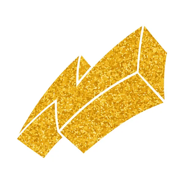 Yapıştırma biçiminde el çizimi gök gürültüsü karalaması