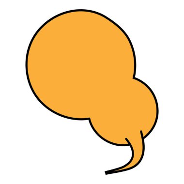 Sohbet baloncuğu el çizimi renk vektörü çizimi