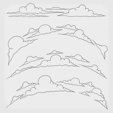 El çizimi bulut karalaması