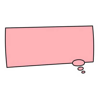 Sohbet baloncuğu el çizimi renk vektörü çizimi