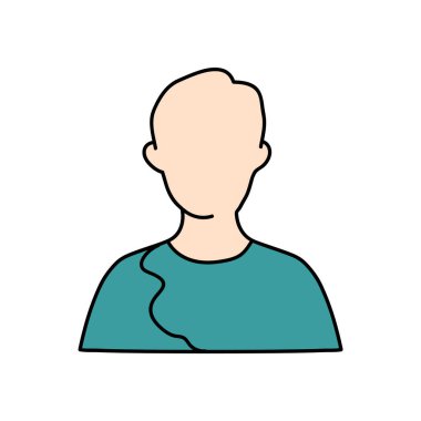 insan eliyle çizilmiş renk vektörü çizimi