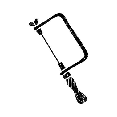 Kuyumcu ayarlanabilir grunge görünümlü siyah el çizimi simgesi