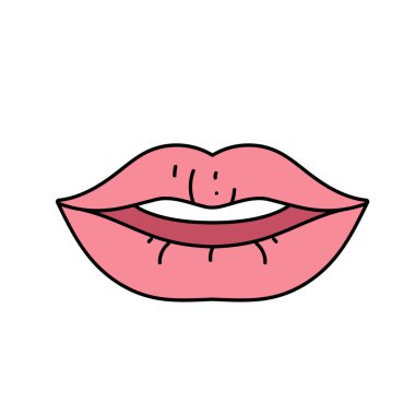 Kadınlar el ile çizilmiş renk vektörü çizimi