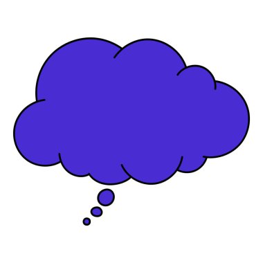 Sohbet baloncuğu el çizimi renk vektörü çizimi