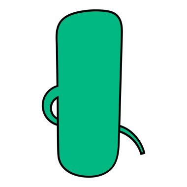 Sohbet baloncuğu el çizimi renk vektörü çizimi