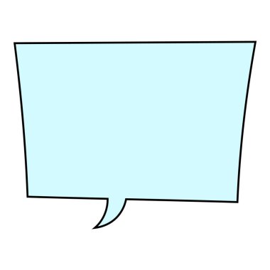 Sohbet baloncuğu el çizimi renk vektörü çizimi