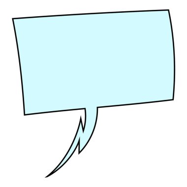 Sohbet baloncuğu el çizimi renk vektörü çizimi