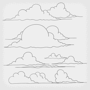 El çizimi bulut karalaması