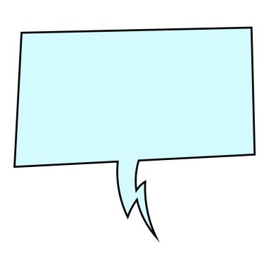 Sohbet baloncuğu el çizimi renk vektörü çizimi