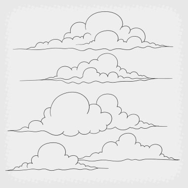 El çizimi bulut karalaması