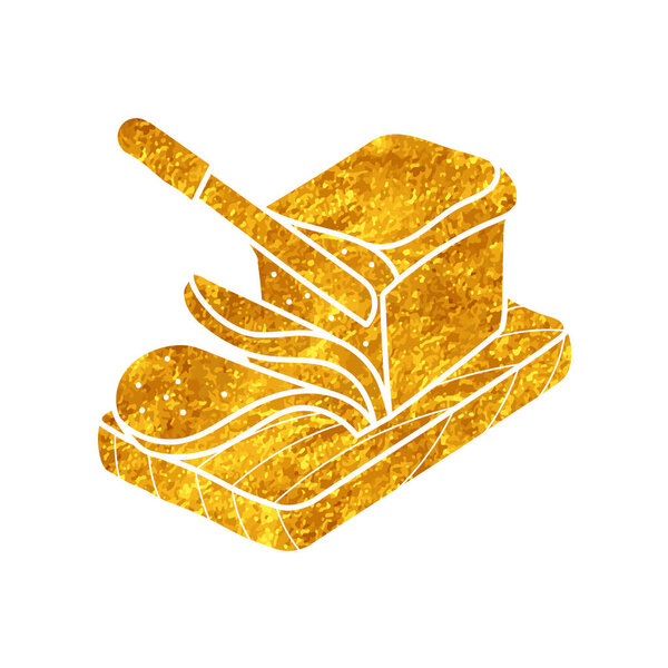 Рисунок в золотом цвете