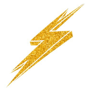 Yapıştırma biçiminde el çizimi gök gürültüsü karalaması