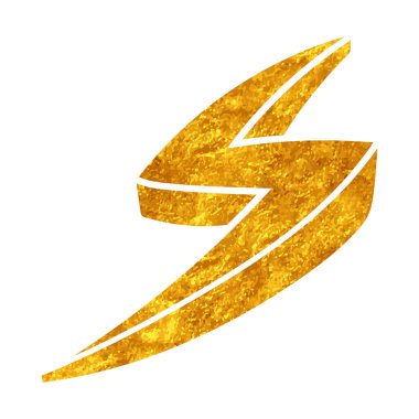 Yapıştırma biçiminde el çizimi gök gürültüsü karalaması