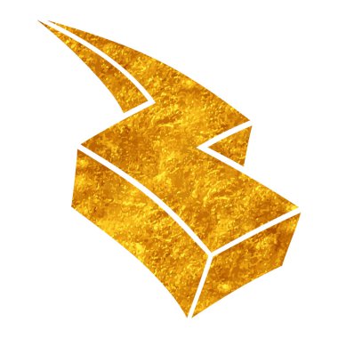 Yapıştırma biçiminde el çizimi gök gürültüsü karalaması