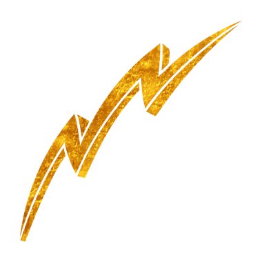 Yapıştırma biçiminde el çizimi gök gürültüsü karalaması