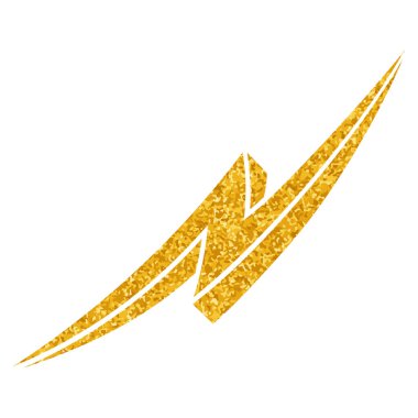 Yapıştırma biçiminde el çizimi gök gürültüsü karalaması