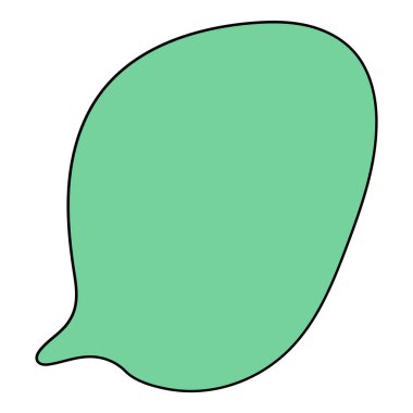 Sohbet baloncuğu el çizimi renk vektörü çizimi