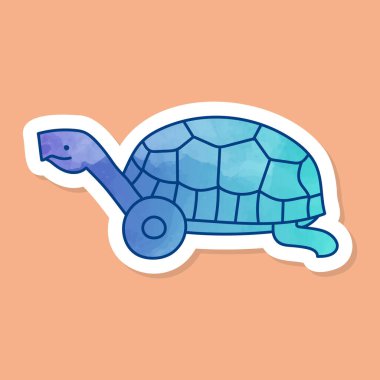 Yaralı kaplumbağa bacağı renk etiketi