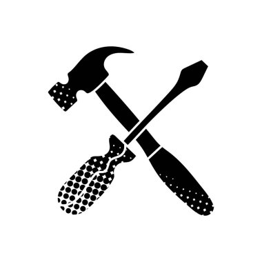 Yarım ton desen biçiminde siyah el çizilmiş simge ayarlanıyor