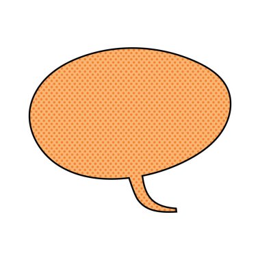 Sohbet köpüğü renk etiketi vektör çizimi