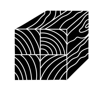 Kara el simgesini işaretleyen tahta kazık