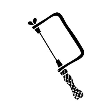 Kuyumcu ayarlanabilir siyah el çizimi simgesi yarım ton biçiminde