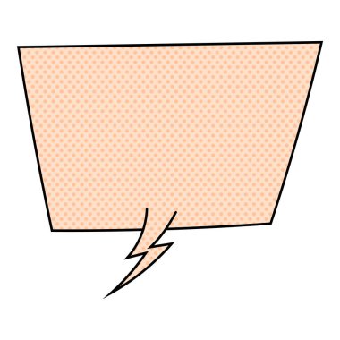 Sohbet baloncuğu yarım ton el çizimi renk vektörü çizimi