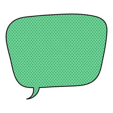 Sohbet baloncuğu yarım ton el çizimi renk vektörü çizimi