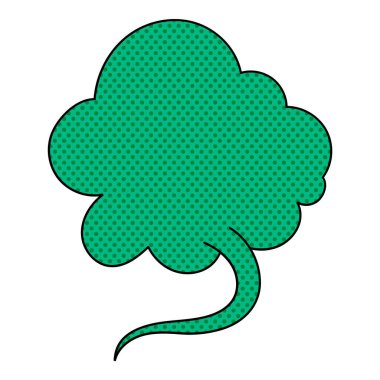 Sohbet baloncuğu yarım ton el çizimi renk vektörü çizimi