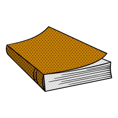 kitap yarım ton el çizimi renk vektör çizimi