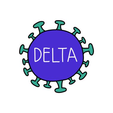 dişçi eliyle çizilmiş renk vektörü illüstrasyonu