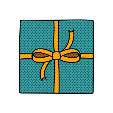 hediye paketleme kurdelesi yarım ton el çizimi renk vektörü çizimi